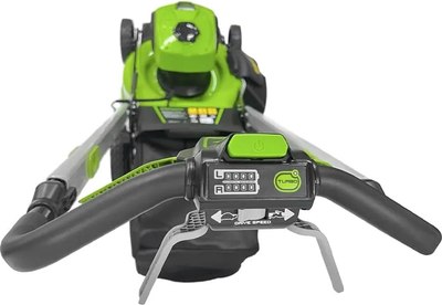 Газонокосилка аккумуляторная Greenworks GD40LM48SP / 2517407UH- фото5