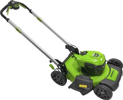 Газонокосилка аккумуляторная Greenworks GD40LM48SP / 2517407UH- фото6