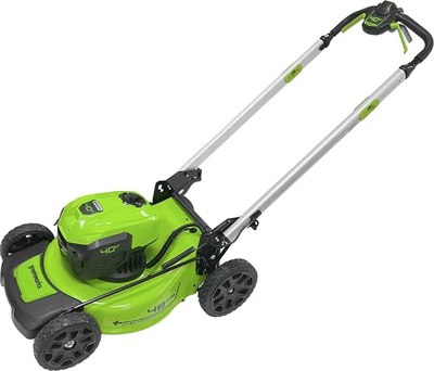 Газонокосилка аккумуляторная Greenworks GD40LM48SP / 2517407UH- фото7