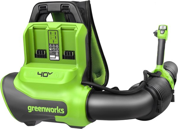 Воздуходувка аккумуляторная Greenworks GD40BPG2 / 2408107UB- фото