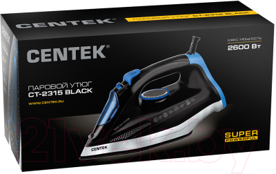 Утюг Centek CT-2315 (черный)- фото8