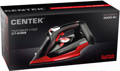 Утюг Centek CT-2359 (красный)- фото7