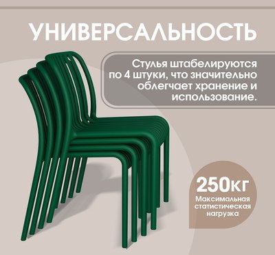 Стул пластиковый Sheffilton SHT-S173 / 288172- фото3