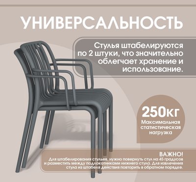 Стул пластиковый Sheffilton SHT-S173-1 / 288183- фото3