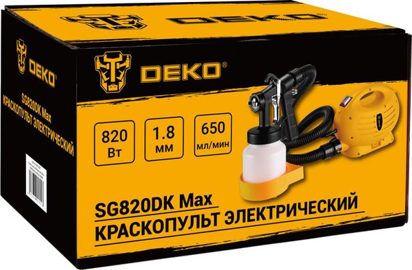 Краскопульт электрический Deko SG820DK Max / 083-1128- фото3