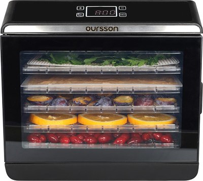 Сушилка для овощей и фруктов Oursson DR60102D/BL- фото2