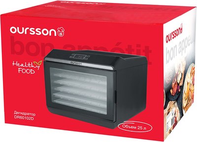 Сушилка для овощей и фруктов Oursson DR60102D/BL- фото3