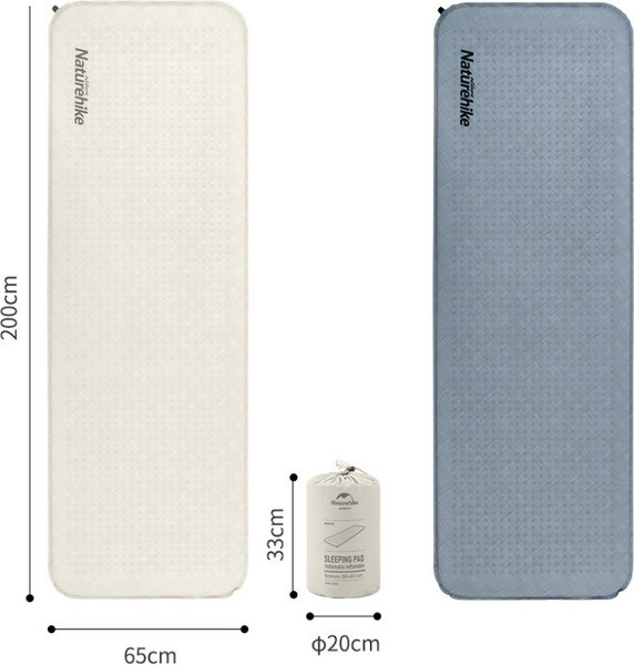 Туристический коврик Naturehike 200x65x3см / NH21FCD10-BL- фото7