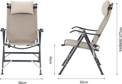 Кресло складное Naturehike TY10 / NH22JU013-KH- фото4