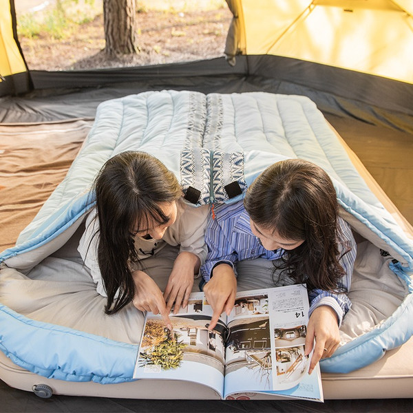 Спальный мешок Naturehike Envelope Down L250 / NH21MSD07-BLU250- фото7