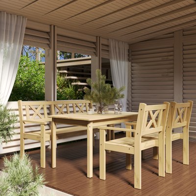 Скамья садовая Sundays Ф-183.03 1590x900x640 - фото8