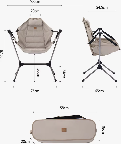 Кресло складное Naturehike NH21JJ004-SST- фото5