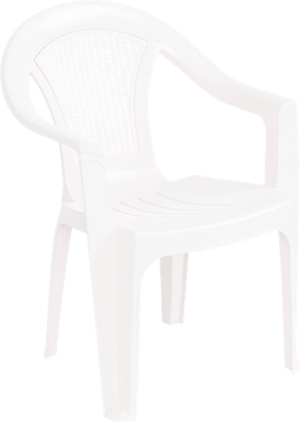 Стул пластиковый Альтернатива Плетенка / М8536- фото