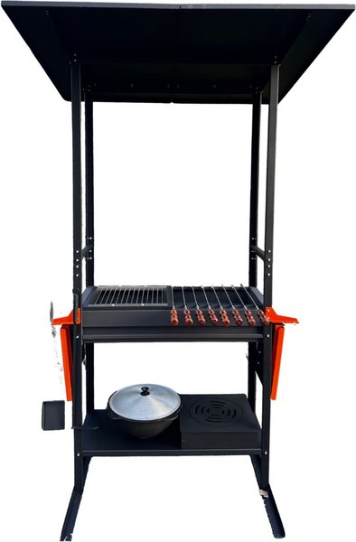 Мангал STEEL GRILL Profi Grill Roof STG-85/6- фото7