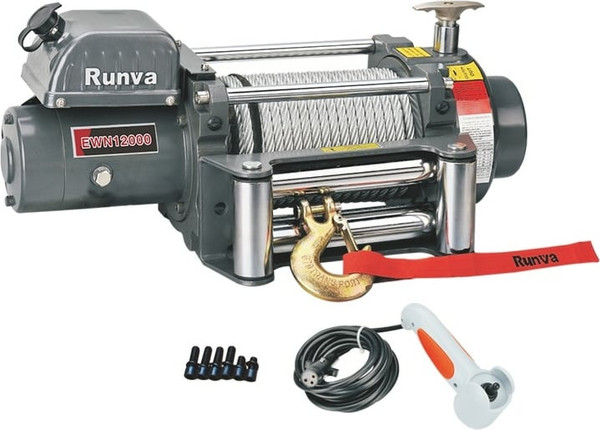 Лебедка электрическая Runva 24V 12000 lbs 5443кг / EWN12000U24V - фото, картинка Лебедка электрическая Runva 24V 12000 lbs 5443кг / EWN12000U24V