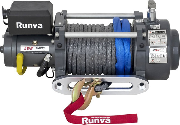 Лебедка электрическая Runva 24V 15000 lbs 6800кг / EWN15000USR24V- фото