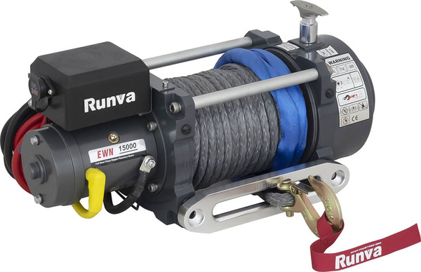 Лебедка электрическая Runva 24V 15000 lbs 6800кг / EWN15000USR24V- фото2
