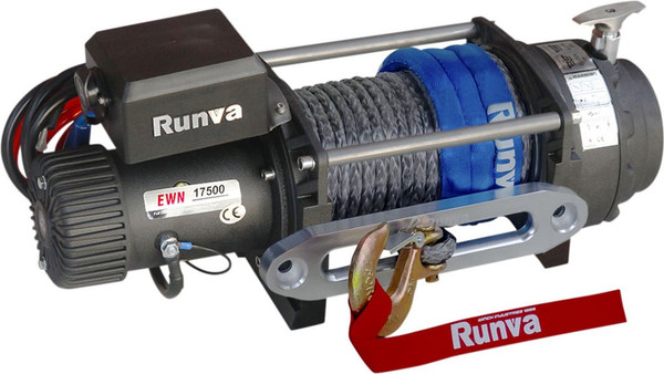 Лебедка электрическая Runva 24V 17500 lbs 7960кг / EWN17500USR24V - фото, картинка Лебедка электрическая Runva 24V 17500 lbs 7960кг / EWN17500USR24V