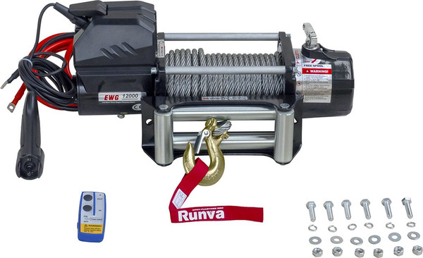 Лебедка электрическая Runva 12V Magnum 12000 lbs 5443кг / EWD12000F- фото2, картинка2 Лебедка электрическая Runva 12V Magnum 12000 lbs 5443кг / EWD12000F- фото2