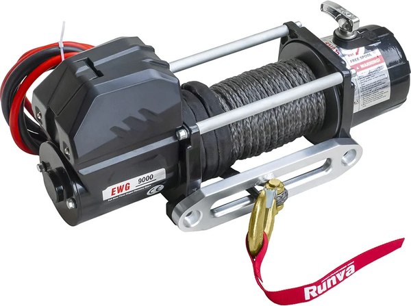 Лебедка автомобильная Runva 12V Magnum 9000 lbs 4200кг / EWG9000S- фото2