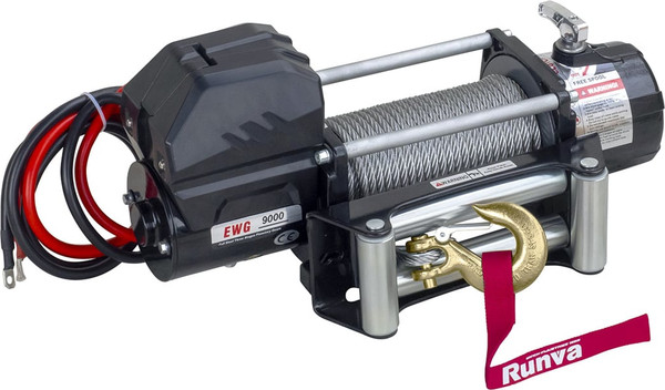 Лебедка электрическая Runva 12V Magnum 9000 lbs 4200кг / EWG9000U- фото3