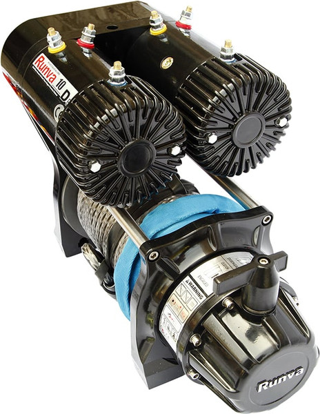 Лебедка электрическая Runva 12V 10000 lbs 4500кг двухмоторная / EWS10000SR- фото3, картинка3 Лебедка электрическая Runva 12V 10000 lbs 4500кг двухмоторная / EWS10000SR- фото3