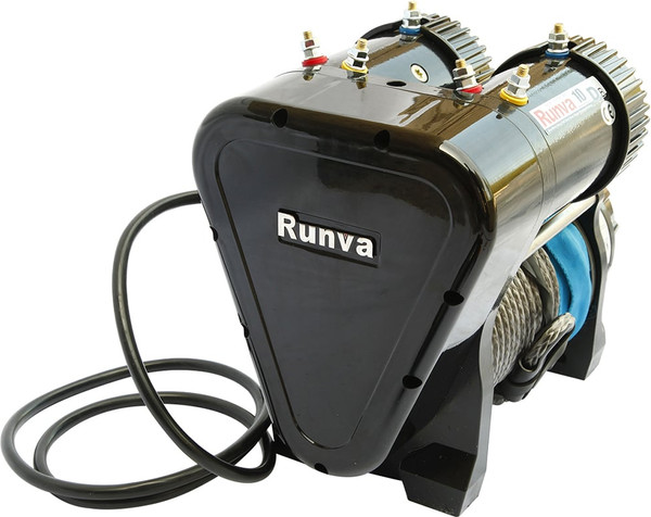 Лебедка электрическая Runva 12V 10000 lbs 4500кг двухмоторная / EWS10000SR- фото4, картинка4 Лебедка электрическая Runva 12V 10000 lbs 4500кг двухмоторная / EWS10000SR- фото4