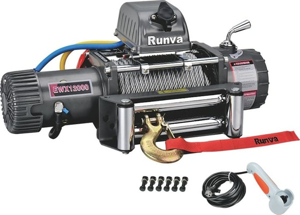 Лебедка электрическая Runva 12V 12000 lbs 5443кг / EWX12000S- фото, картинка Лебедка электрическая Runva 12V 12000 lbs 5443кг / EWX12000S- фото