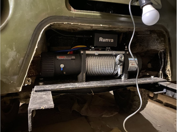 Лебедка электрическая Runva 12V 12000 lbs 5443кг / EWX12000S- фото5, картинка5 Лебедка электрическая Runva 12V 12000 lbs 5443кг / EWX12000S- фото5