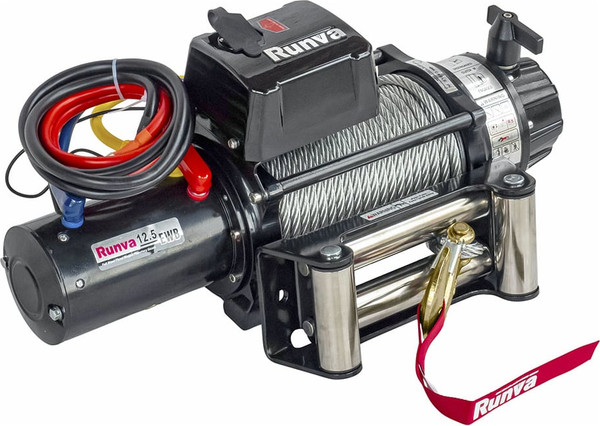 Лебедка электрическая Runva 12V Runva 12500 lbs 5670кг / EWB12500S- фото2, картинка2 Лебедка электрическая Runva 12V Runva 12500 lbs 5670кг / EWB12500S- фото2