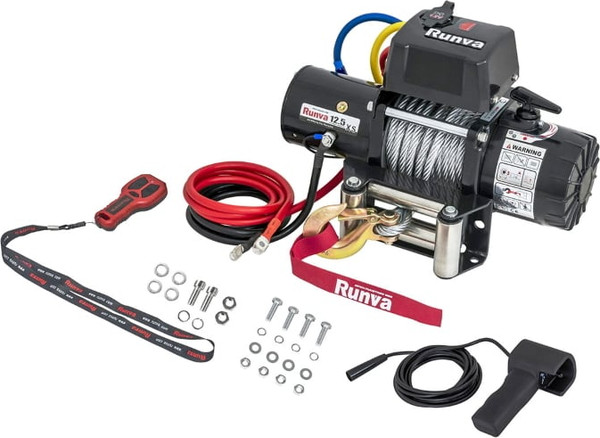 Лебедка электрическая Runva 12V 12500 lbs 5670кг / 12.5XS- фото2, картинка2 Лебедка электрическая Runva 12V 12500 lbs 5670кг / 12.5XS- фото2
