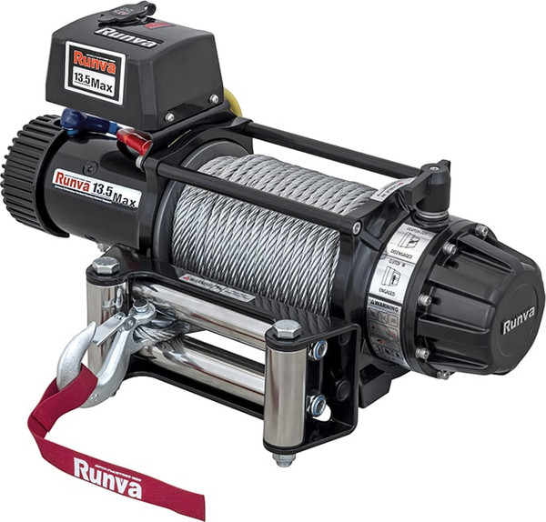 Лебедка электрическая Runva 12V Runva 13500 lbs 6136кг / EWB13500MAXS - фото, картинка Лебедка электрическая Runva 12V Runva 13500 lbs 6136кг / EWB13500MAXS
