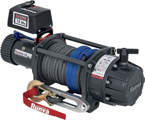 Лебедка электрическая Runva 12V 18000 lbs / EWB18000SSR- фото
