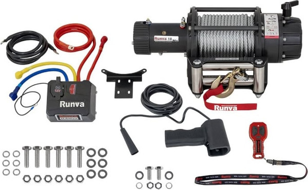 Лебедка электрическая Runva 12V 18000 lbs / EWB18000S- фото2, картинка2 Лебедка электрическая Runva 12V 18000 lbs / EWB18000S- фото2