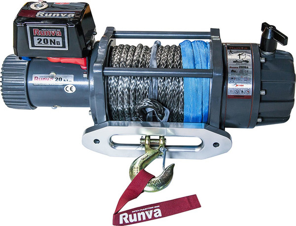 Лебедка электрическая Runva 12V 20000 lbs / EWB20000USR- фото2