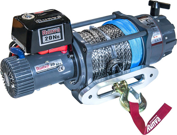 Лебедка электрическая Runva 12V 20000 lbs / EWB20000USR- фото3