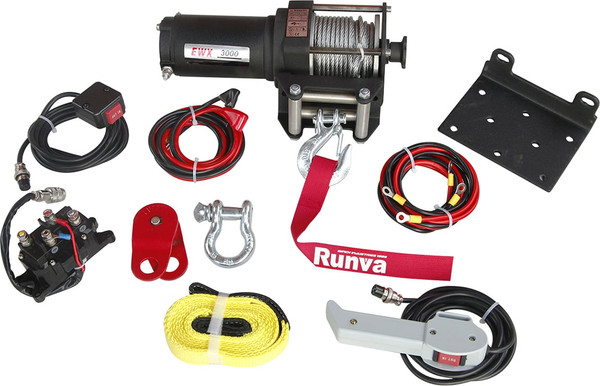 Лебедка электрическая Runva 12V 3000A lbs 1361кг / EWX3000A- фото2, картинка2 Лебедка электрическая Runva 12V 3000A lbs 1361кг / EWX3000A- фото2