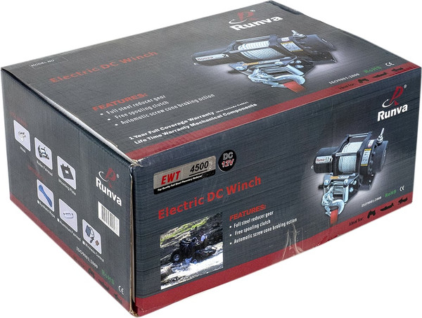 Лебедка электрическая Runva 12V 4500 lbs 2041кг / EWT4500A- фото8, картинка8 Лебедка электрическая Runva 12V 4500 lbs 2041кг / EWT4500A- фото8