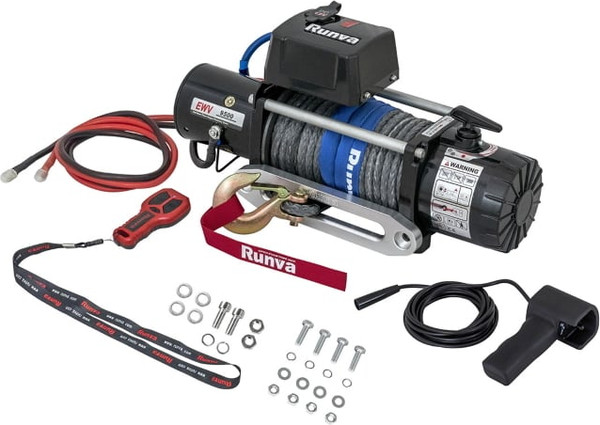 Лебедка электрическая Runva 12V 9500 lbs 4350кг / EWV9500SSR- фото2, картинка2 Лебедка электрическая Runva 12V 9500 lbs 4350кг / EWV9500SSR- фото2