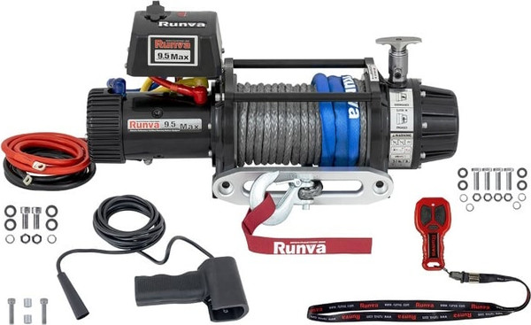 Лебедка электрическая Runva 12V 9500 lbs 4350кг / EWB9500MAX-Q-SSRMAC- фото2, картинка2 Лебедка электрическая Runva 12V 9500 lbs 4350кг / EWB9500MAX-Q-SSRMAC- фото2
