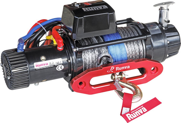 Лебедка электрическая Runva 12V 9500 lbs 4350кг / EWB9500-Q-SRMAC- фото, картинка Лебедка электрическая Runva 12V 9500 lbs 4350кг / EWB9500-Q-SRMAC- фото