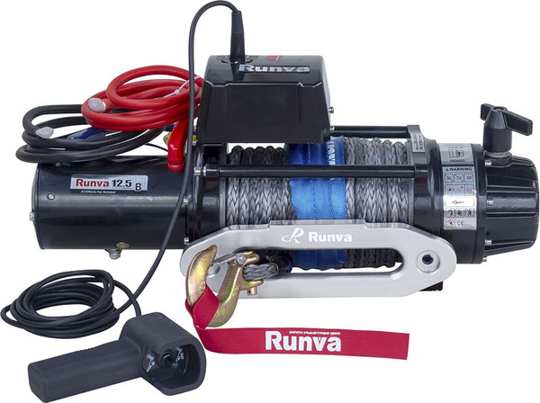 Лебедка электрическая Runva 24V 12500 lbs 5670кг / EWB12500SSR24V- фото