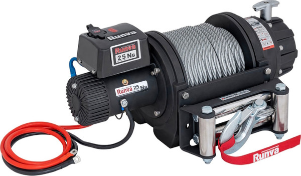 Лебедка электрическая Runva 24V 25000 lbs / EWB25000S24V- фото2