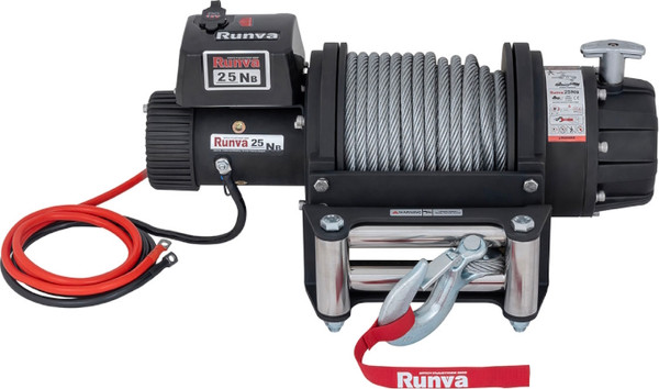 Лебедка электрическая Runva 24V 25000 lbs / EWB25000S24V- фото3