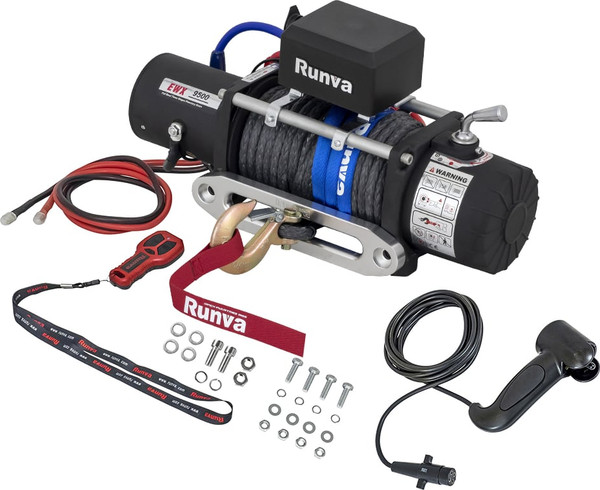 Лебедка электрическая Runva 24V 9500 lbs 4350кг / EWX9500SSR24V- фото2