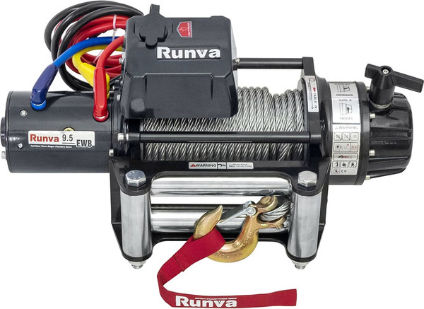 Лебедка электрическая Runva 24V 9500 lbs 4350кг / EWB9500S24V- фото, картинка Лебедка электрическая Runva 24V 9500 lbs 4350кг / EWB9500S24V- фото