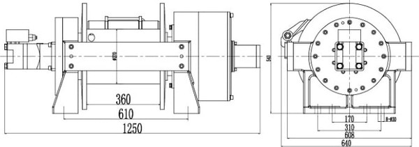 Лебедка автомобильная Runva 66000 lbs 30000кг / HWE300- фото2