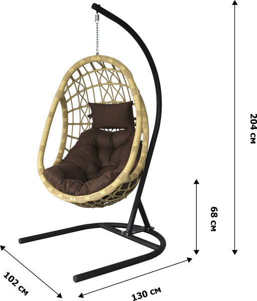 Кресло подвесное Garden Story Ривьера / D24-МТ2025- фото9