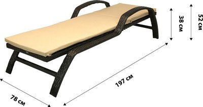 Шезлонг Garden Story Бруно / 7025-МП2025- фото7