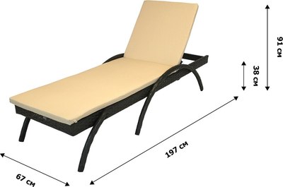 Шезлонг Garden Story Риччи / 7023-МП2025- фото7